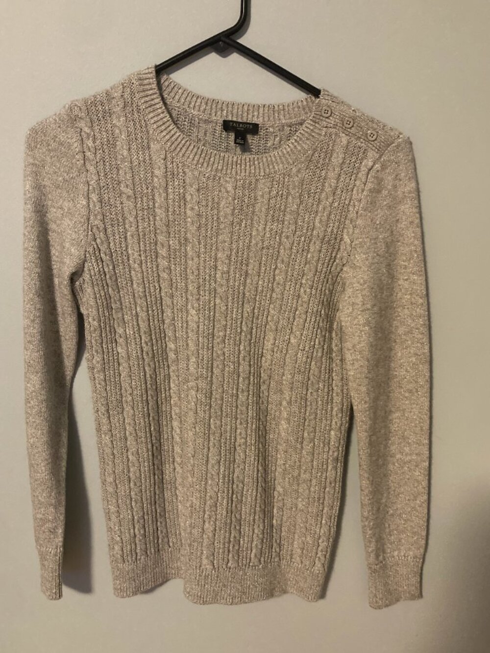 Talbots Sweater with Matching Hat and Gloves
